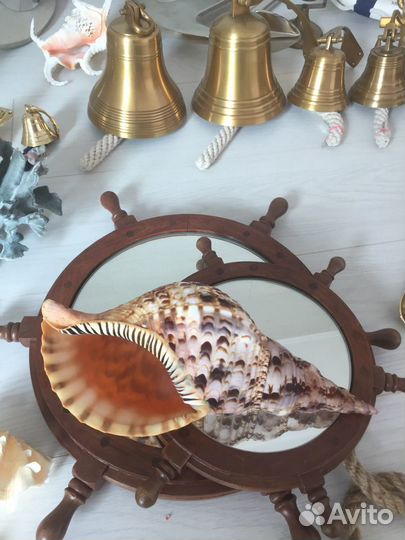 Ракушки Наутилус Рынды Якоря Штурвалы и др