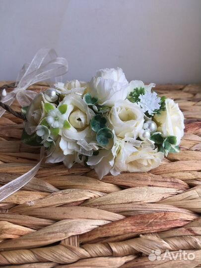 Цветочный венок на голову для малышей