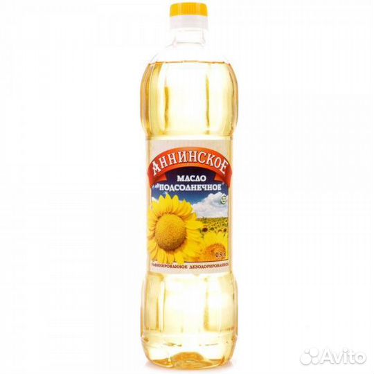 Масло Аннинское Подсолнечное 0,9л