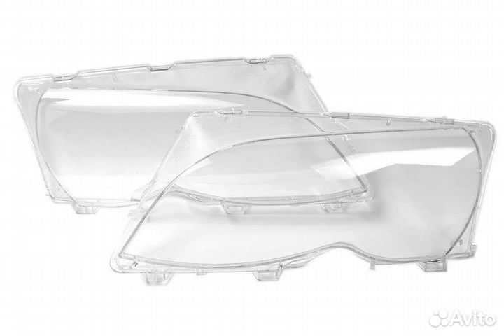 Стекло на фару BMW 3 e46 (2001-2006)рест