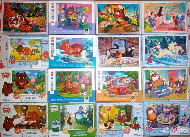 Пазлы новые 54 элемента