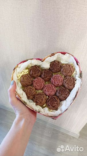 Букет из шоколадных пионов