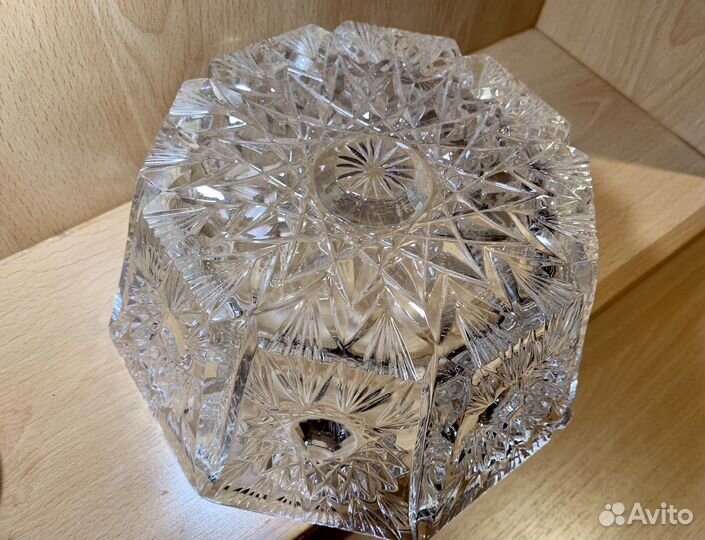 Ваза хрустальная СССР большая