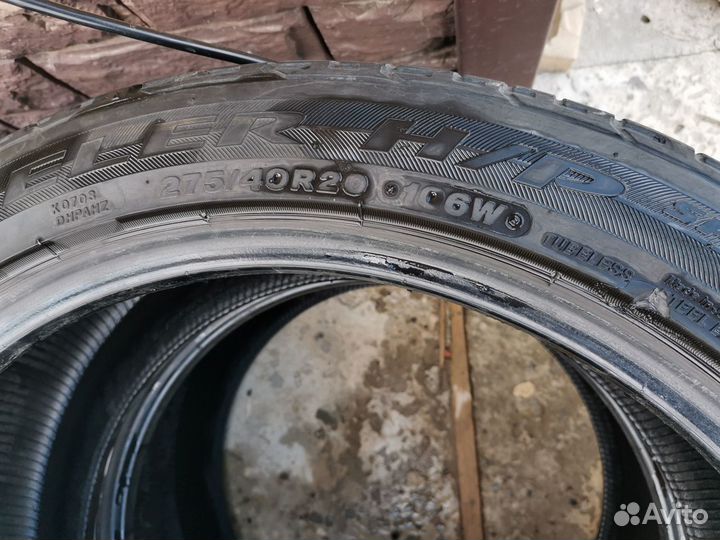 Bridgestone Dueler H/P Sport RFT 275/40 R20 и 315/35 R20