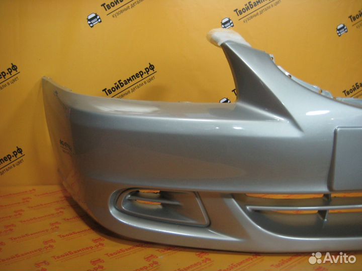 Бампер передний Hyundai Accent цвет серебристый