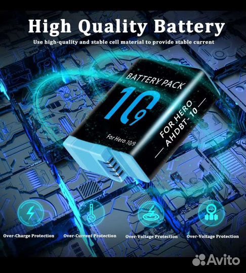 Аккумуляторная батарея GoPro hero 9/10