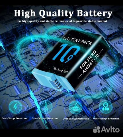 Аккумуляторная батарея GoPro hero 9/10