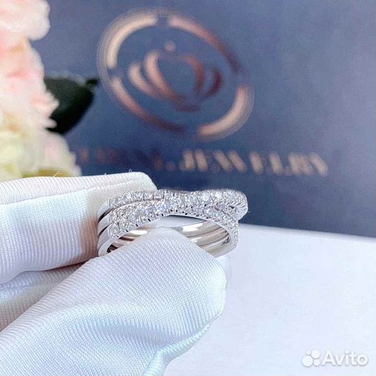 Кольцо Cartier Etincelle De Cartier Белое золото 0,81ct