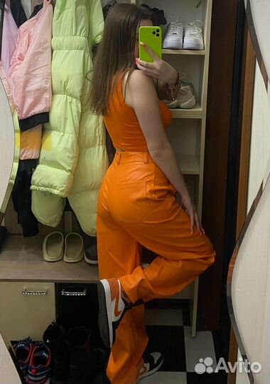 Кожаные брюки