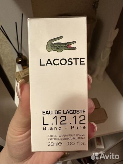 Духи из дюти фри Духи lacoste Blanc Pure