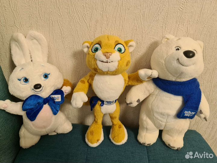 Мягкие игрушки Олимпийская коллекция Сочи 2014