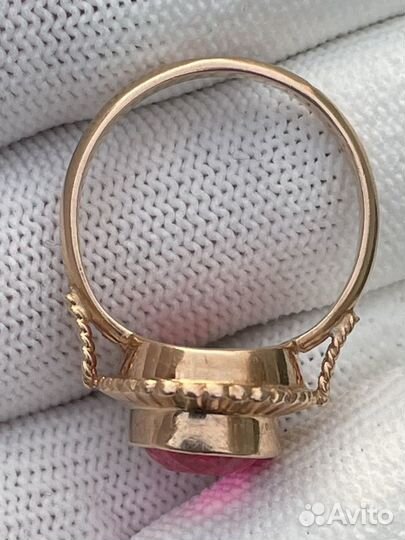 Золотое кольцо СССР 583 пробы 7,53гр 19,5 размер