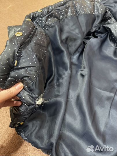 Пуховик для девочки 98-116