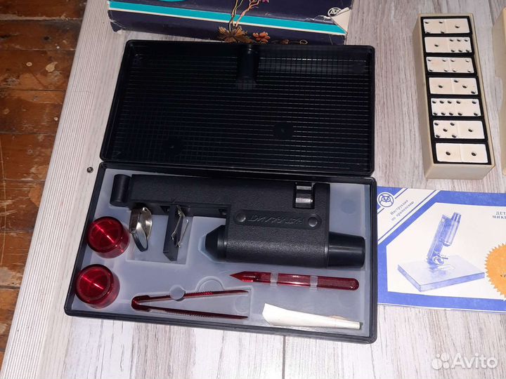 Юный натуралист, домино, шашки из СССР