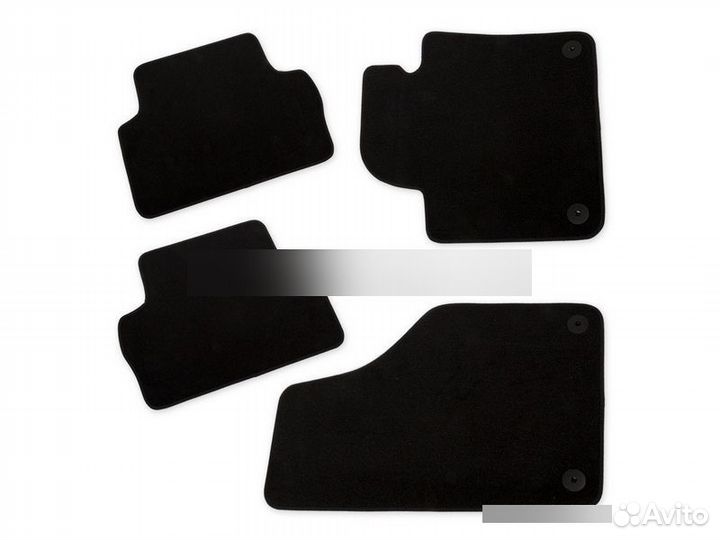 Коврики в салон велюр alhambra, на 2 ряда 5 мест ч