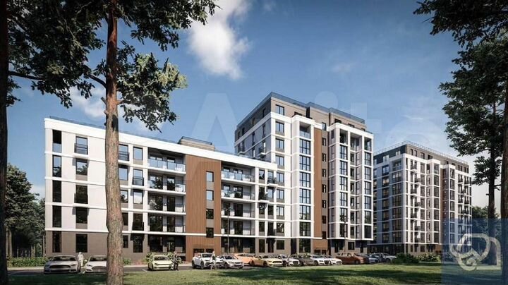 2-к. квартира, 80,7 м², 6/9 эт.