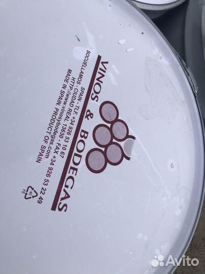 Пищевая железная бочка 230л.Посуда под вино