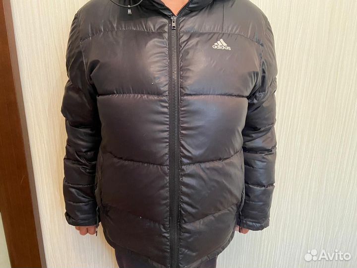 Пуховик мужской adidas xl