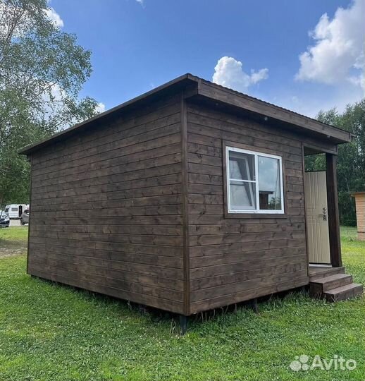 Каркасная баня, не бочка, с печкой от производител