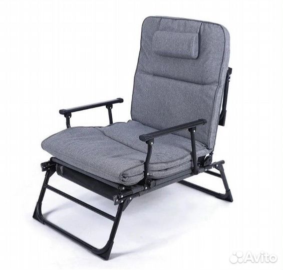 Раскладушка - кресло с матрасом, 180х60см до 120 к