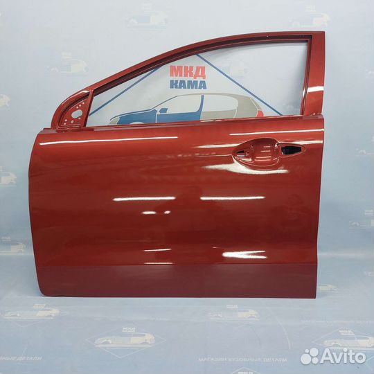 Дверь передняя левая kia rio 3