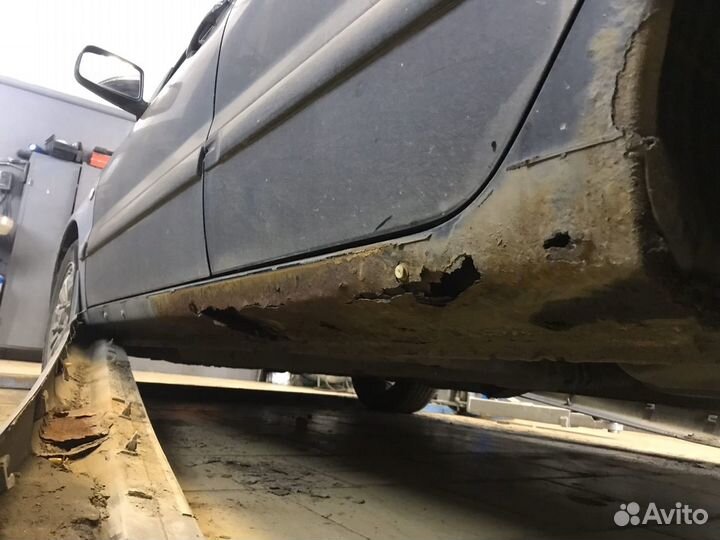 Mitsubishi Lancer 9 пороги + усилители комплект