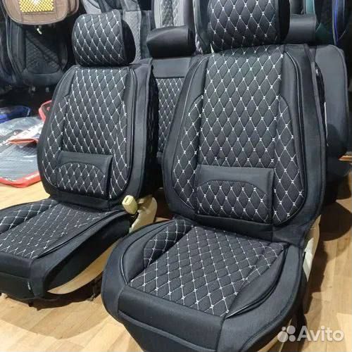 Чехлы на сиденья из Алькантары
