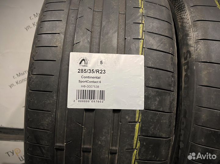 Continental SportContact 6 285/35 R23 94Y