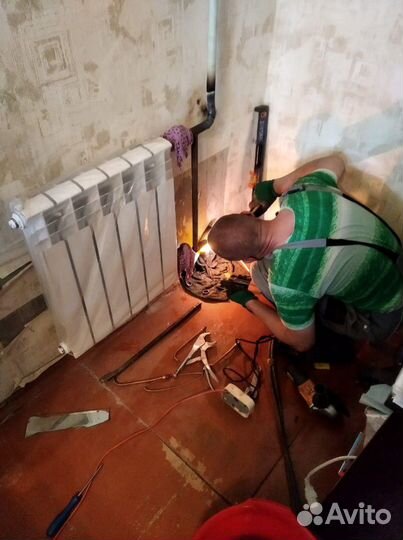 Отопление, Замена труб, радиаторов