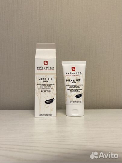Erborian маска пилинг milk peel mask новая