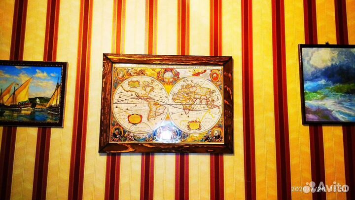 Старинная карта