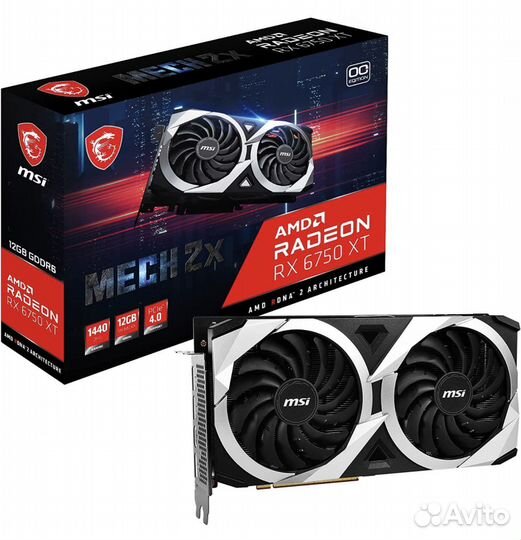 MSI Gaming Radeon RX 6750 XT 12GB