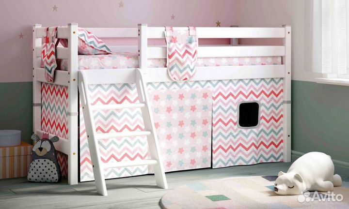 Штора для низкой кровати Соня