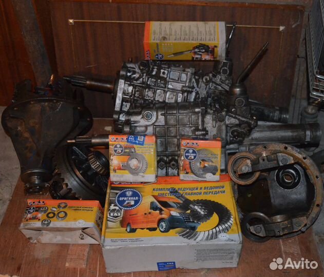 Кпп; Редуктор заднего моста на газель