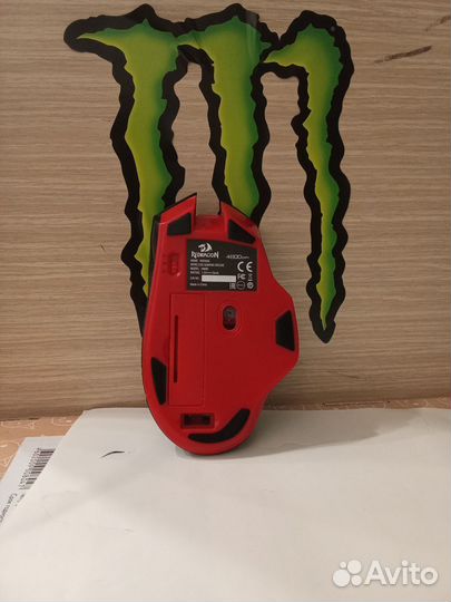 Мышка, беспроводная (Red Dragon)