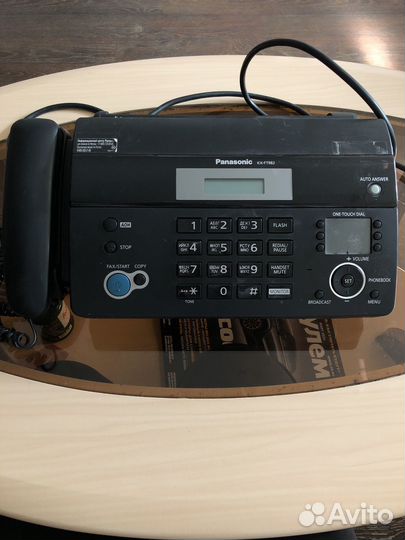 Телефон факс panasonic