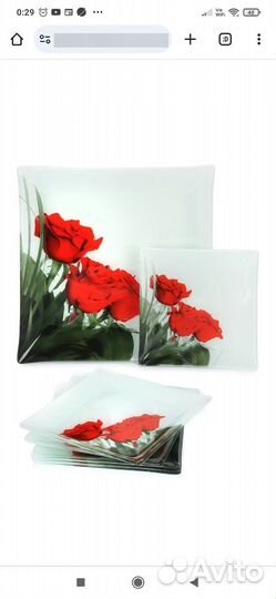 Столовый сервиз (7 шт. 1+6) 2 набора