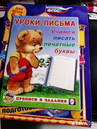 Пакетом Учебники,рабочие прописи