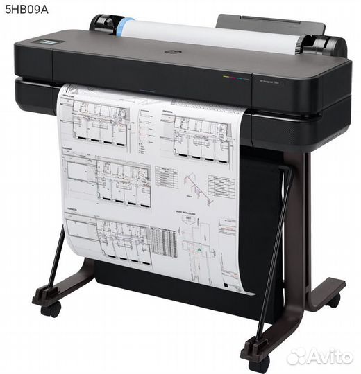 Плоттер широкоформатный HP DesignJet T630 24