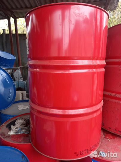 Бочки металлические 200 л с крышкой