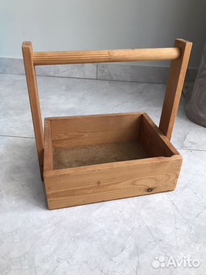 Корзина деревянная