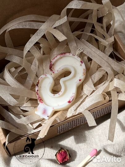 Соевые свечи свечи цифры