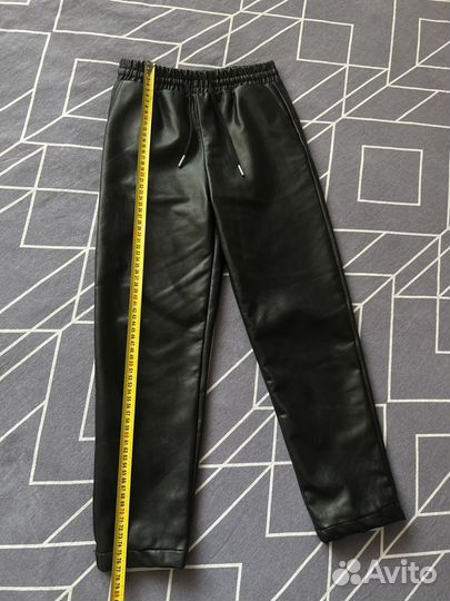 Кожаные брюки детские