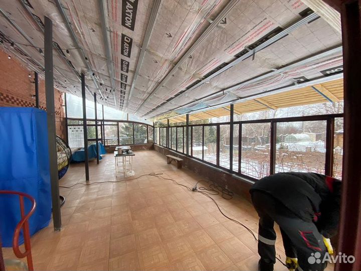 Раздвижные окна для веранды