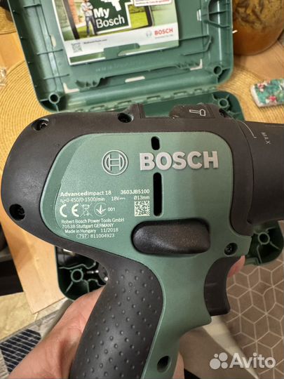 Шуруповерт bosch 18v advanced impact 18