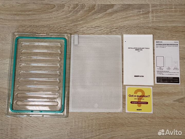 Защитное стекло для iPad mini 1/2/3, ESR закаленно