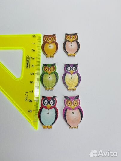 Пуговицы деревянные