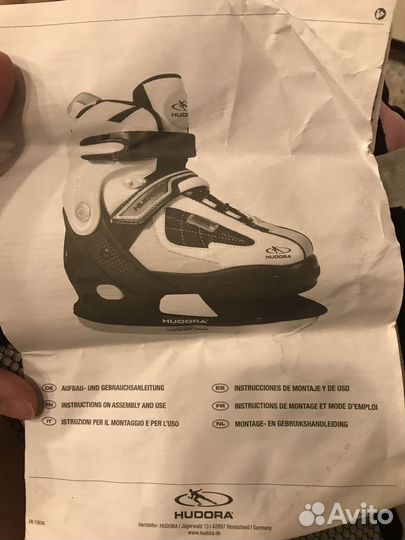 Коньки детские 32-35, hudora