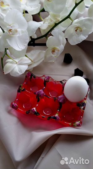 Подставка для яиц из эпоксидной смолы