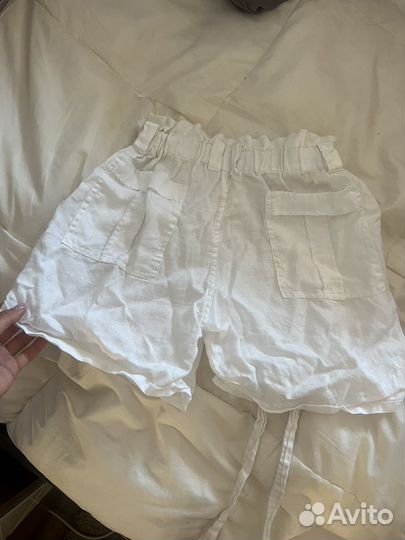 Шорты из льна